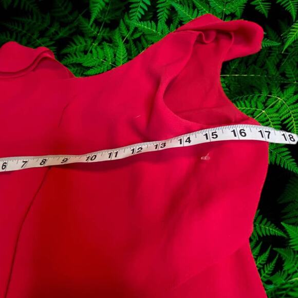 BCBG Runway Collection Hot Pink Ruffle Accents Tulle-Trim Size XS - Picture 4 of 10